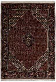 198X290 Bidjar Teppich Orientalischer Schwarz/Braun (Wolle, Persien/Iran)