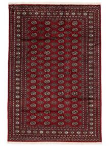  Pakistański Bucharski 2Ply Dywan 169X249 Wełniany Czarny/Ciemnoczerwony Carpetvista