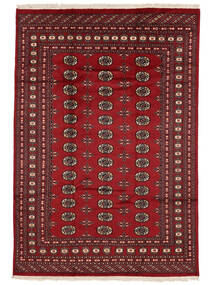  Orientalisk Pakistan Bokhara 2Ply Matta 170X247 Mörkröd/Svart Ull, Pakistan Carpetvista