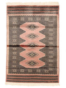  Pakistan Bokhara 2Ply Tepih 76X115 Vuneni Braon/Crna Mali Sag Carpetvista