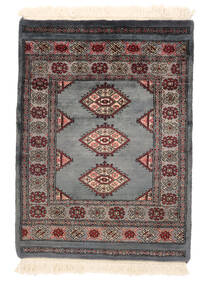  Pakistan Bokhara 3Ply Rug 82X113 Wool Black/Dark Grey Small Carpetvista