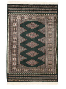  Pakistan Bokhara 3Ply Tepih 79X117 Vuneni Crna/Braon Mali Sag Carpetvista