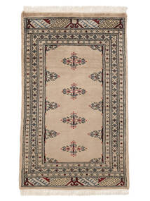 Pakistan Bokhara 2Ply Vloerkleed 56X93 Oranje/Bruin Wol, Pakistan Carpetvista