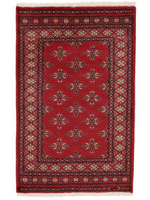  Pakistan Bokhara 2Ply Rug 79X122 Dark Red/Black Carpetvista