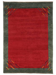 Alfombra Gabbeh Rustic 167X239 Rojo Oscuro/Negro (Lana, Persia/Irán)