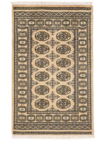 79X126 Dywan Orientalny Pakistański Bucharski 2Ply Brunatny/Pomarańczowy (Wełna, Pakistan ) Carpetvista