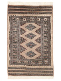  77X120 Medallón Pequeño Pakistan Bukara 3Ply Alfombra Lana, Carpetvista