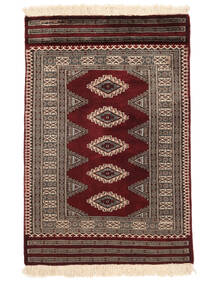 79X120 Dywan Pakistański Bucharski 3Ply Orientalny Brunatny/Czarny (Wełna, Pakistan ) Carpetvista