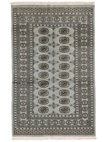  Pakistan Bokhara 2Ply Vloerkleed 122X193 Wol Zwart/Donker Geel Klein Carpetvista