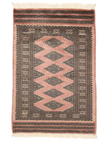  Pakistan Bokhara 3Ply Tepih 80X123 Vuneni Braon/Crna Mali Sag Carpetvista