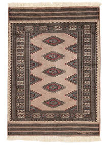  Pakistan Bokhara 3Ply Rug 80X113 Wool Brown/Black Small Carpetvista