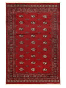  Pakistan Bokhara 2Ply Vloerkleed 188X281 Wol Donkerrood/Zwart Carpetvista