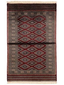  Pakistan Bokhara 3Ply Rug 95X148 Black/Brown Carpetvista