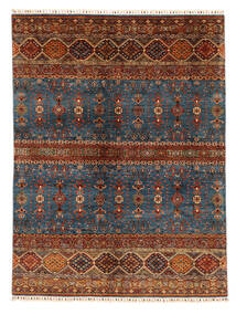 178X238 Shabargan Matta Modern Svart/Mörkröd (Ull, Afghanistan) Carpetvista