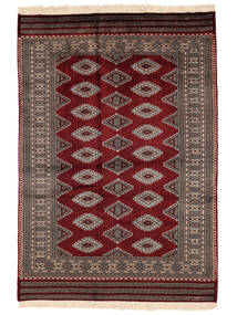  Pakistan Bokhara 3Ply Tepih 126X184 Vuneni Braon/Crna Mali Sag Carpetvista