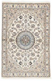  Orientalischer Nain 9La Teppich 98X152 Beige/Dunkelgrau Wolle, Persien/Iran