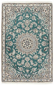 86X134 Nain 9La Teppich Orientalischer Dunkelgrau/Schwarz (Wolle, Persien/Iran)