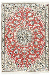  Nain 9La Rug 87X128 Persian Wool Beige/Dark Red Small