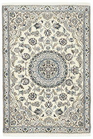 88X123 Alfombra Nain 9La Oriental Gris Oscuro/Beige (Lana, Persia/Irán)