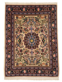  Persian Sarouk Fine Rug 123X170 Black/Brown Carpetvista