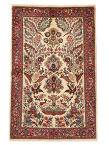  135X220 Medalion Mic Sarouk Fine Covor Lână, Carpetvista