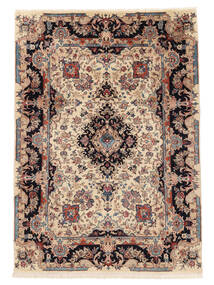 Alfombra Sarough Fine 195X275 Marrón/Negro (Lana, Persia/Irán)