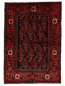  Nahawand Old Dywan 149X210 Perski Wełniany Czarny/Ciemnoczerwony Mały Carpetvista