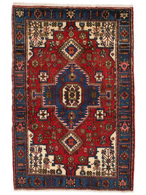  139X207 Medallion Small Nahavand Old Rug Wool, Carpetvista