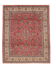  213X260 Sarough Fine Vloerkleed Donkerrood/Bruin Perzië/Iran Carpetvista