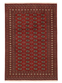  Pakistan Bokhara 2Ply Tepih 205X301 Vuneni Tamno Crvena/Crna Sag Carpetvista