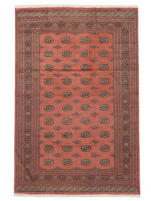  202X304 Pakistan Bokhara 2Ply Matta Mörkröd/Röd Pakistan Carpetvista