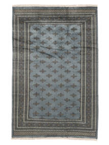 195X297 Pakistan Bokhara 2Ply Rug Oriental Dark Grey/Black (Wool, Pakistan) Carpetvista