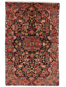  Persialainen Nahavand Old Matot 153X240 Musta/Tummanpunainen Carpetvista