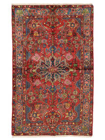  Perzisch Nahavand Old Vloerkleed 151X250 Donkerrood/Zwart (Wol, Perzië/Iran)