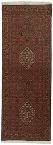  Persian Bidjar Rug 85X227 Runner
 Black/Dark Red (Wool, Persia/Iran)