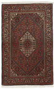 85X135 Tappeto Orientale Bidjar Nero/Rosso Scuro (Lana, Persia/Iran)