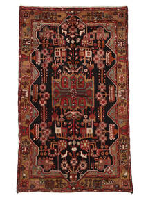  144X240 Nahavand Old Vloerkleed Zwart/Donkerrood Perzië/Iran Carpetvista