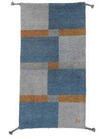 60X120 Gabbeh Rustic Vloerkleed Modern Donkerblauw/Donkergrijs (Wol, Perzië/Iran) Carpetvista