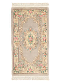  Oriental China 90 Line Rug 91X162 Beige/Orange Wool, China Carpetvista