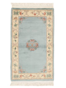  91X152 Medallion Shaggy Rug Small China 90 Line Wool, Carpetvista