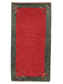 Alfombra Gabbeh Rustic 62X119 Rojo Oscuro/Negro (Lana, Persia/Irán)