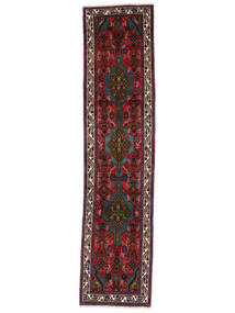  Persian Asadabad Rug 78X324 Runner
 Black/Dark Red (Wool, Persia/Iran)