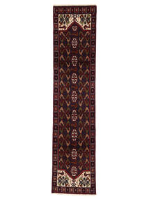  62X270 Baluch Fine Rug Runner
 Black/Brown Persia/Iran Carpetvista