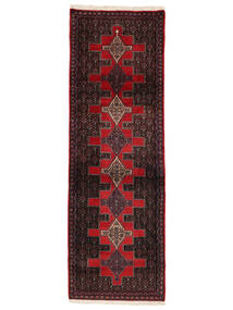  85X257 Senneh Covor Traverse Hol Negru/Dark Red Persia/Iran
 Carpetvista