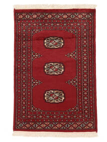 Pakistan Bokhara 2Ply Rug 61X93 Dark Red/Black Wool, Pakistan Carpetvista