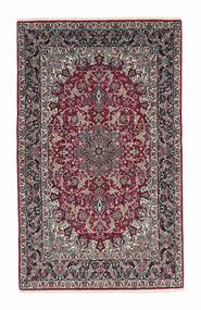 Isfahan Silk Warp Rug 110X178 Black/Brown Wool, Persia/Iran