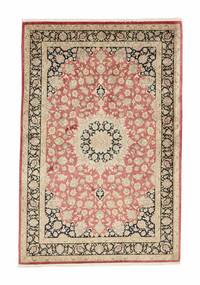 100X152 Qum Seide Teppich Orientalischer Braun/Orange (Seide, Persien/Iran)