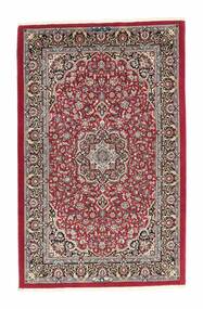 Qum Sherkat Farsh Teppich 110X174 Dunkelrot/Braun Wolle, Persien/Iran