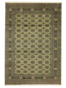 247X358 Alfombra Pakistan Bukara 2Ply Oriental Amarillo Oscuro/Negro (Lana, Pakistán) Carpetvista