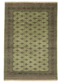 242X352 Pakistan Bokhara 2Ply Vloerkleed Oosters Donker Geel/Donkergroen (Wol, Pakistan) Carpetvista